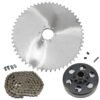 kit__74530_1__23514 Mini Bike 6 Hole 420 Sprocket, 5' Chain & Clutch
