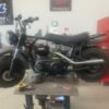 Mega Moto 212 left low side exit with brace (no trumpet)